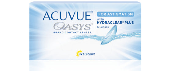 ACUVUE OASYS® for ASTIGMATISM Contact Lenses (From £27.00)